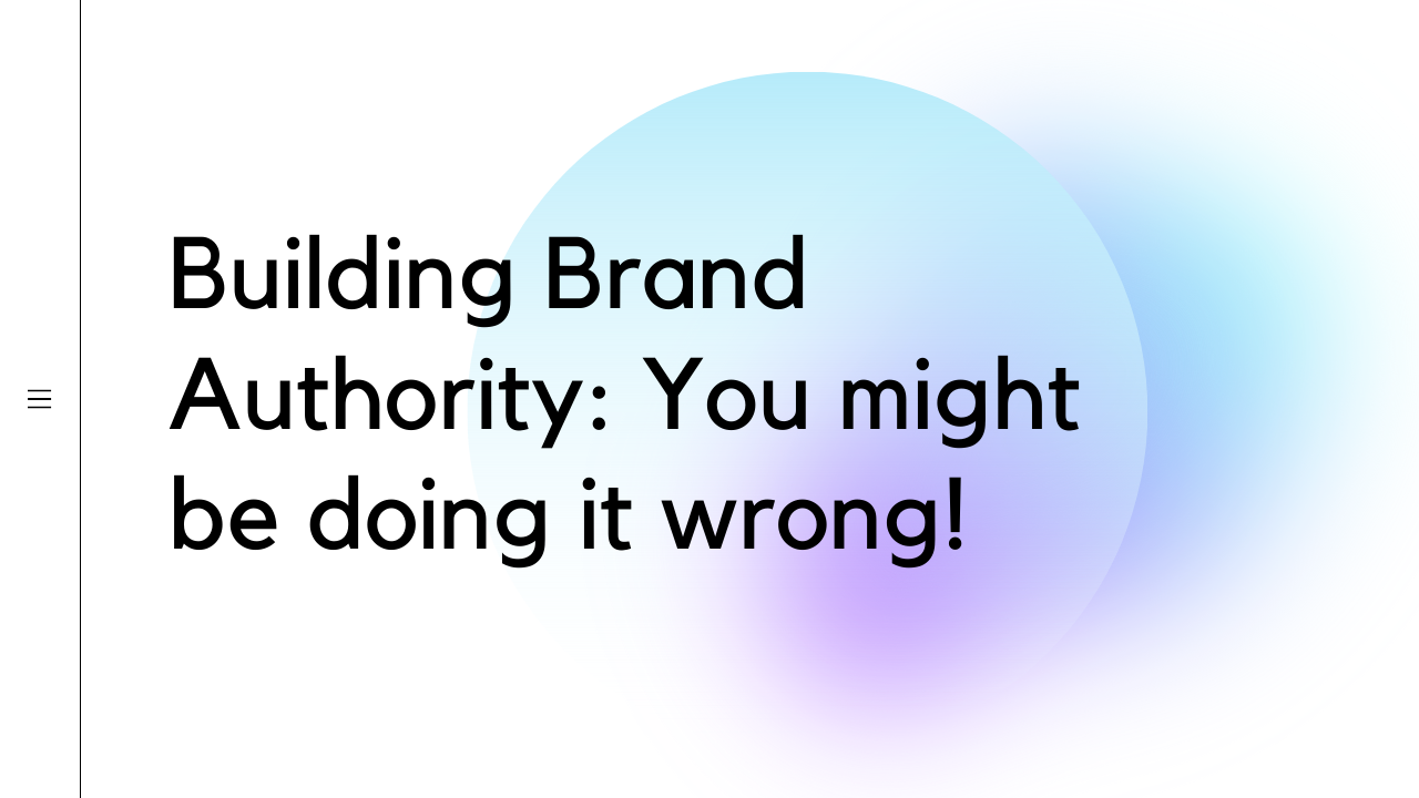 Building brand authority