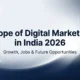Scope of Digital Marketing in India 2026